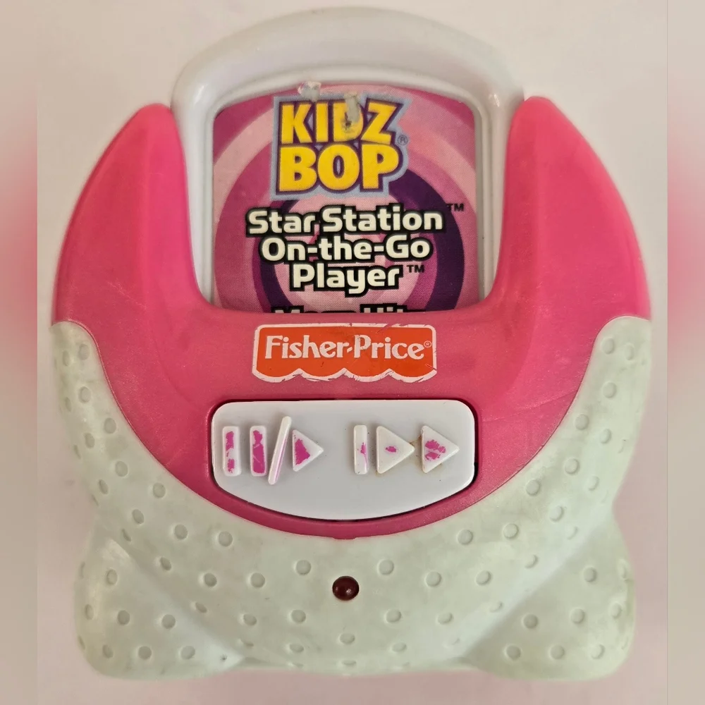 Vintage Kidz Bop Star Station on the go potable‎ player girls pink w/ cartridge - Picture 8 of 8